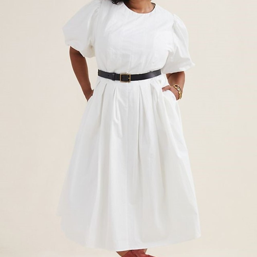 Anthropologie x Eri + Ali Corset-Seamed Midi Dress (Plus Size) - Picture 3 of 7